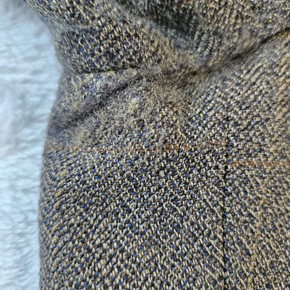 Oscar De La Renta mens 40 brown crosshatched sports jacket - Picture 9 of 9